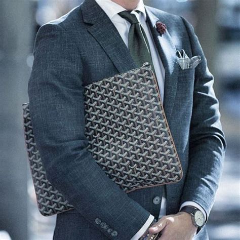 goyard clutch men